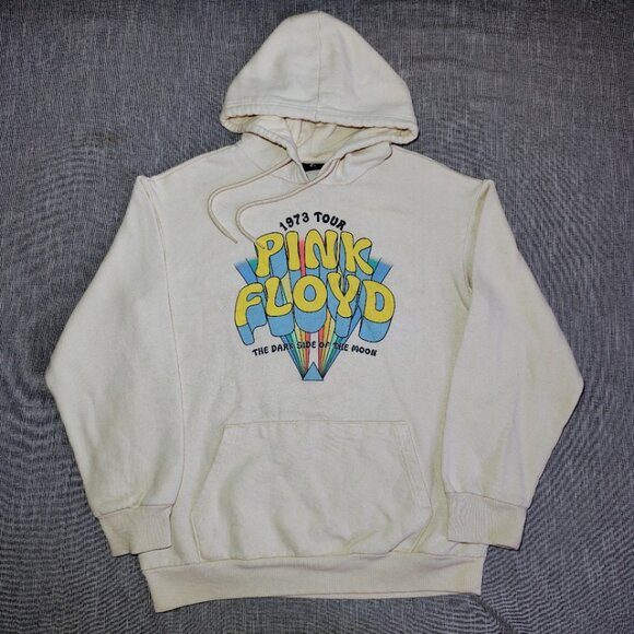 Pink Floyd Hoodie Size Small The Dark Side Of The Moon 1973 Tour Print Modern - Picture 1 of 12